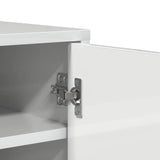 Shoe Cabinet High Gloss White 60x35x70 cm Engineered Wood - Extra Image