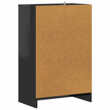 Shoe Cabinet High Gloss Black 60x35x92 cm Engineered Wood