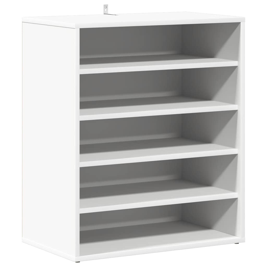 Shoe Cabinet White 60x35x70 cm Engineered Wood