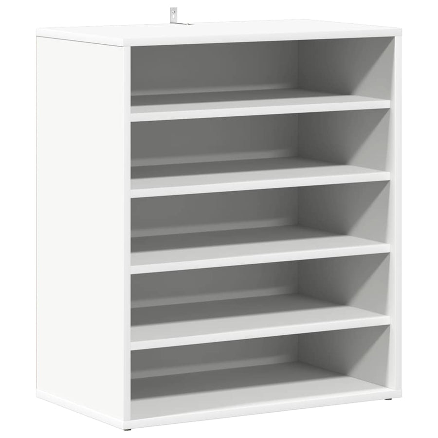 Shoe Cabinet White 60x35x70 cm Engineered Wood