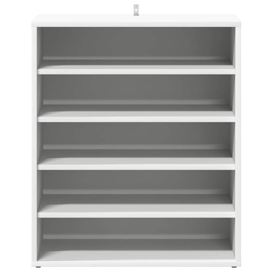 Shoe Cabinet White 60x35x70 cm Engineered Wood
