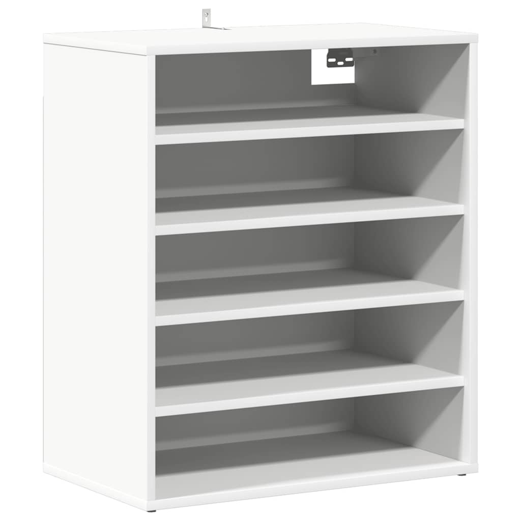 Shoe Cabinet White 60x35x70 cm Engineered Wood