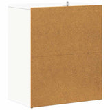 Shoe Cabinet White 60x35x70 cm Engineered Wood - Low Angle