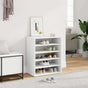 Shoe Cabinet White 60x35x70 cm Engineered Wood