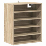Shoe Cabinet Sonoma Oak 60x35x70 cm Engineered Wood