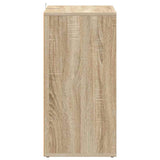 Shoe Cabinet Sonoma Oak 60x35x70 cm Engineered Wood