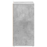 Shoe Cabinet Concrete Grey 60x35x70 cm Engineered Wood - Low Angle
