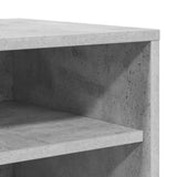 Shoe Cabinet Concrete Grey 60x35x70 cm Engineered Wood - Extra Image