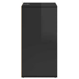 Shoe Cabinet High Gloss Black 60x35x70 cm Engineered Wood