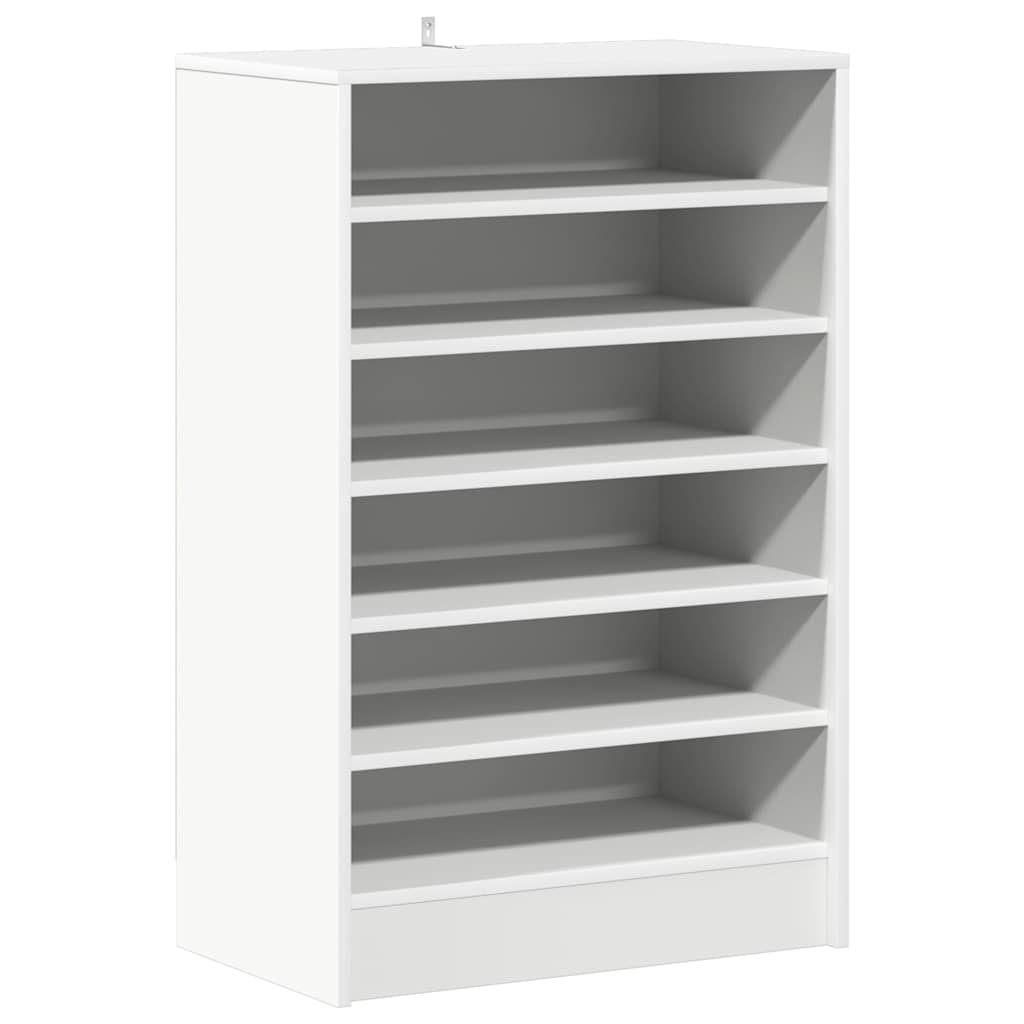 Shoe Cabinet White 60x35x92 cm Engineered Wood