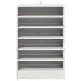 Shoe Cabinet White 60x35x92 cm Engineered Wood