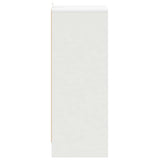 Shoe Cabinet White 60x35x92 cm Engineered Wood - Rear View