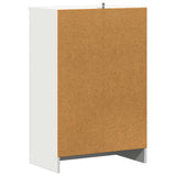 Shoe Cabinet White 60x35x92 cm Engineered Wood