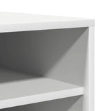 Shoe Cabinet White 60x35x92 cm Engineered Wood