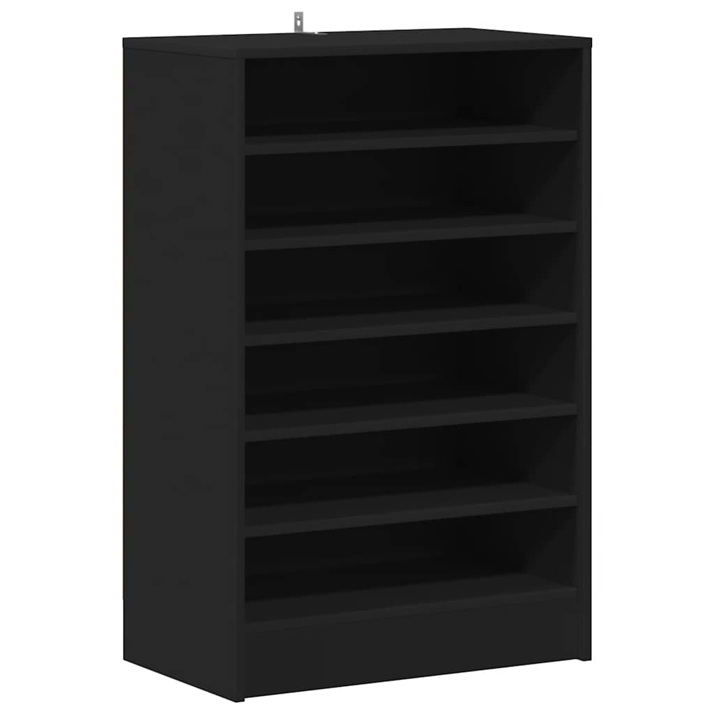 Shoe Cabinet Black 60x35x92 cm Engineered Wood