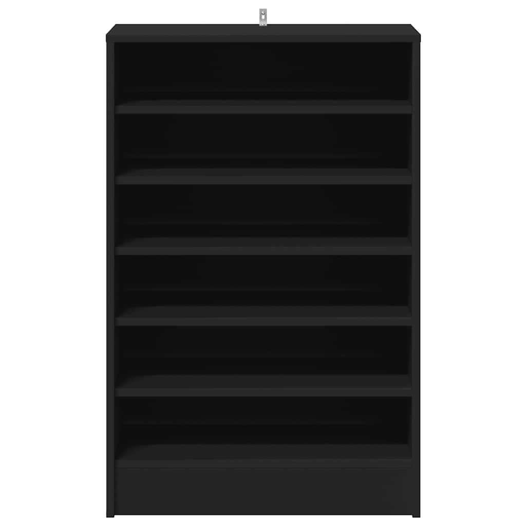 Shoe Cabinet Black 60x35x92 cm Engineered Wood