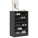 Shoe Cabinet Grey 60x35x92 cm Engineered Wood