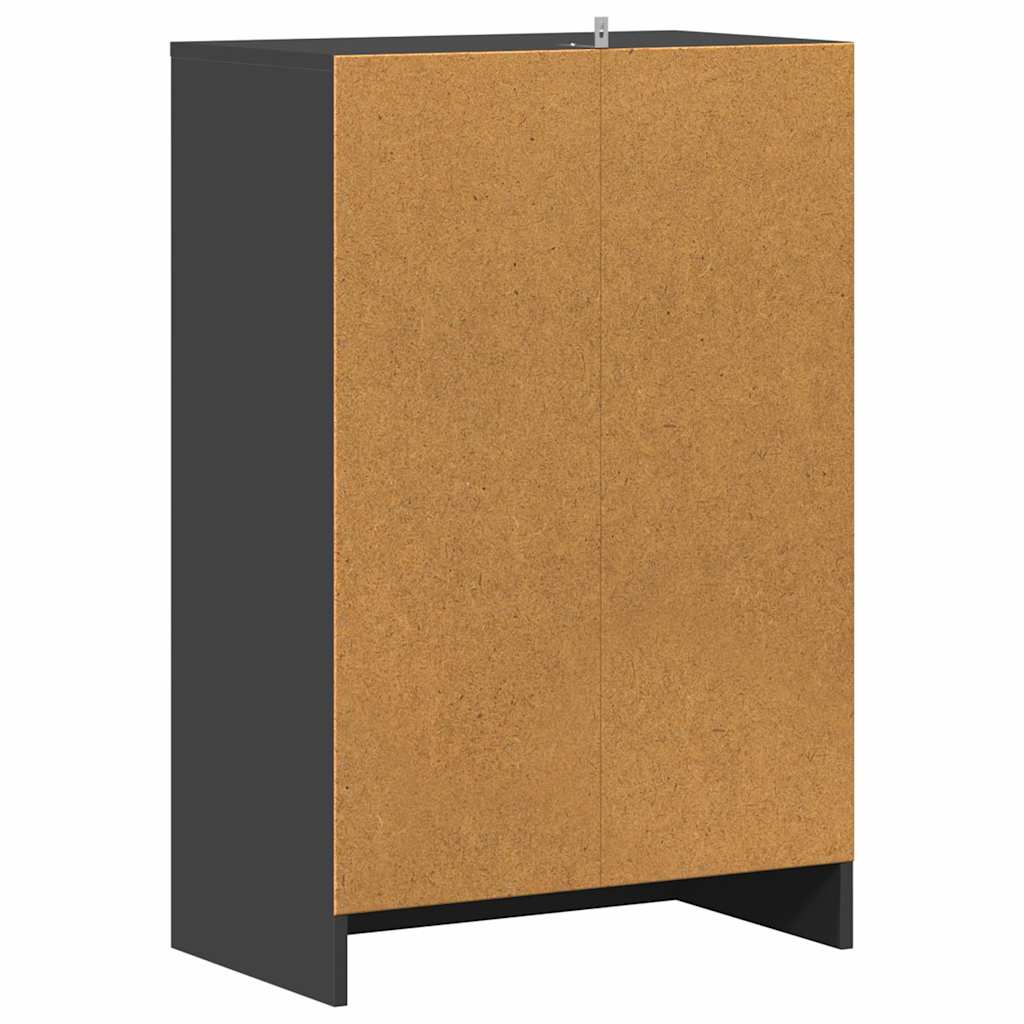 Shoe Cabinet Grey 60x35x92 cm Engineered Wood