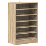 Shoe Cabinet Sonoma Oak 60x35x92 cm Engineered Wood
