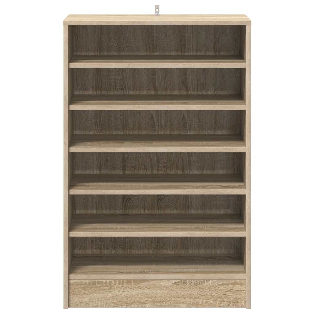Shoe Cabinet Sonoma Oak 60x35x92 cm Engineered Wood