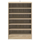Shoe Cabinet Sonoma Oak 60x35x92 cm Engineered Wood