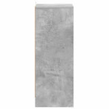 Shoe Cabinet Concrete Grey 60x35x92 cm Engineered Wood