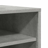 Shoe Cabinet Concrete Grey 60x35x92 cm Engineered Wood - Close-Up Angle