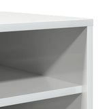 Shoe Cabinet High Gloss White 60x35x92 cm Engineered Wood