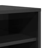 Shoe Cabinet High Gloss Grey 60x35x92 cm Engineered Wood