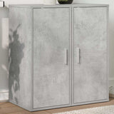 Shoe Cabinets 2 pcs Concrete Grey 32x35x70 cm Engineered Wood