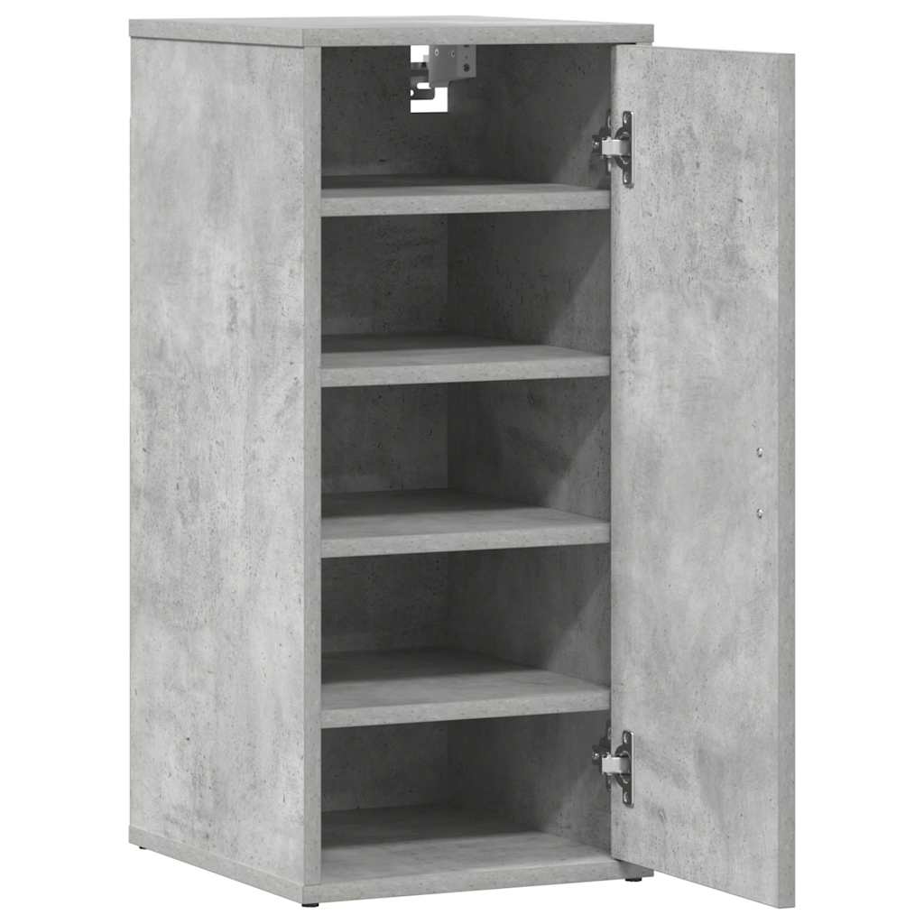 Shoe Cabinets 2 pcs Concrete Grey 32x35x70 cm Engineered Wood