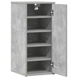 Shoe Cabinets 2 pcs Concrete Grey 32x35x70 cm Engineered Wood - 45-Degree Angle