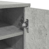 Shoe Cabinets 2 pcs Concrete Grey 32x35x70 cm Engineered Wood