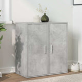 Shoe Cabinets 2 pcs Concrete Grey 32x35x70 cm Engineered Wood