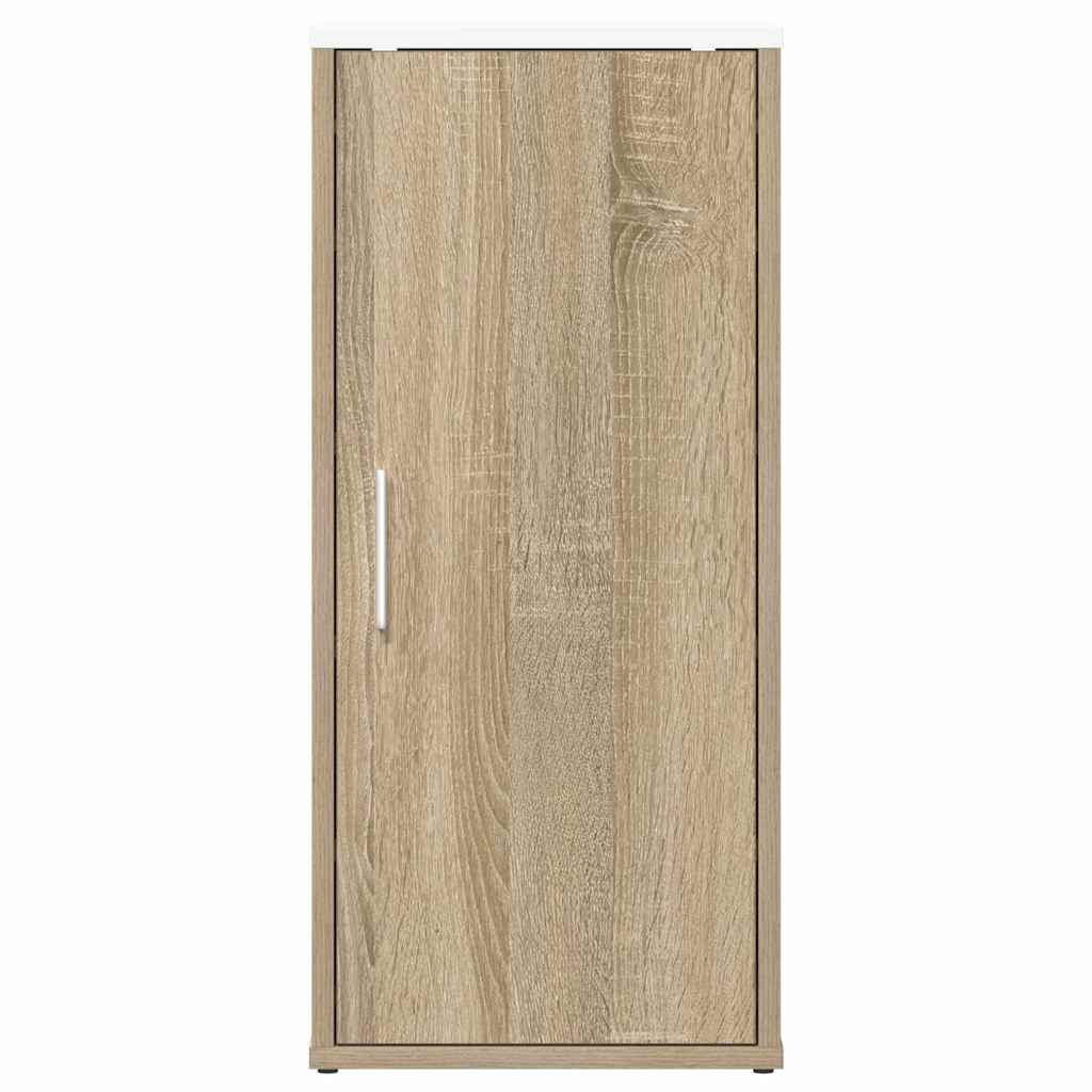 Shoe Cabinets 2 pcs White and Sonoma Oak 32x35x70 cm Engineered Wood
