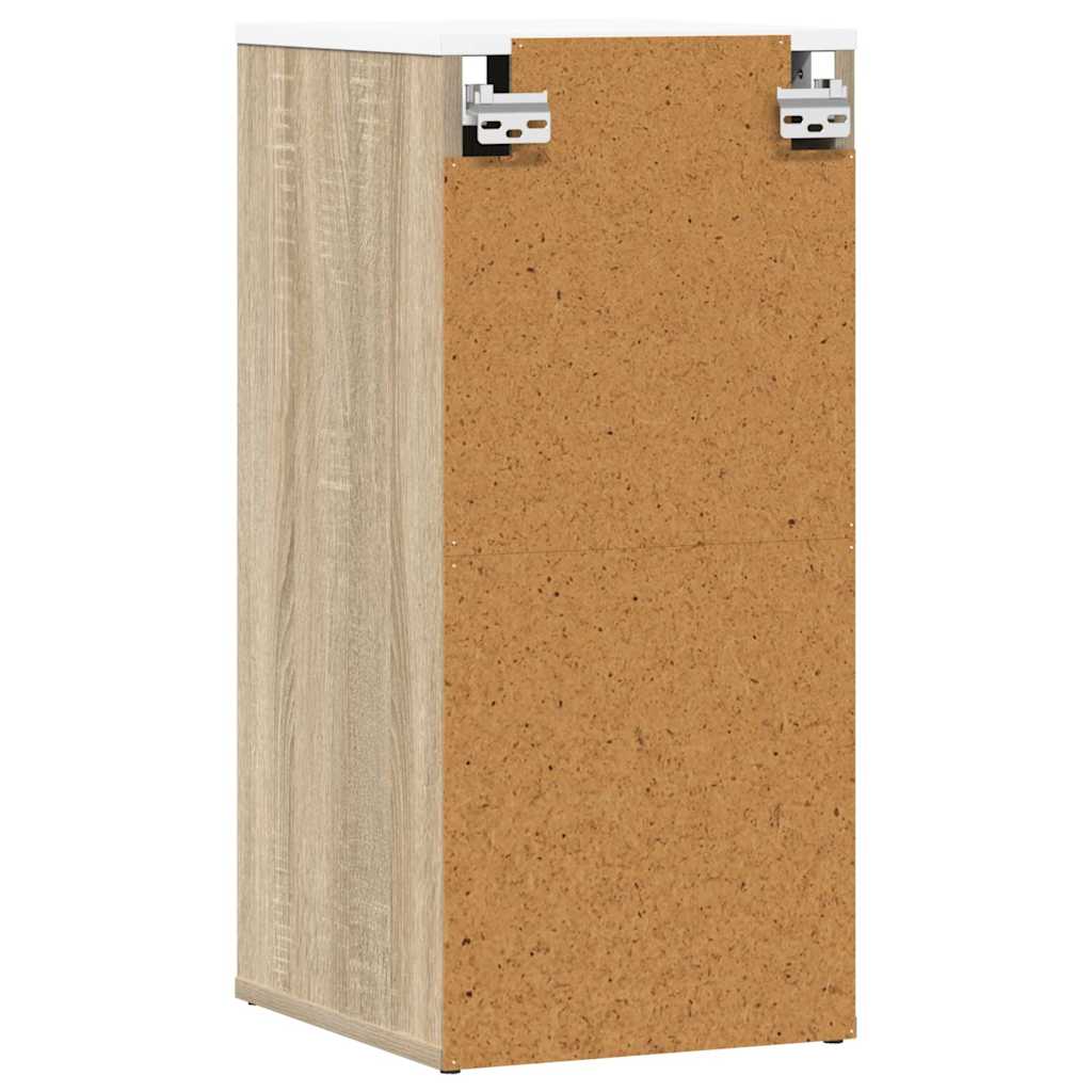 Shoe Cabinets 2 pcs White and Sonoma Oak 32x35x70 cm Engineered Wood