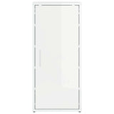 Shoe Cabinet High Gloss White 32x35x70 cm Engineered Wood