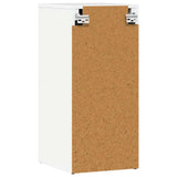 Shoe Cabinet High Gloss White 32x35x70 cm Engineered Wood