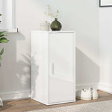 Shoe Cabinet High Gloss White 32x35x70 cm Engineered Wood