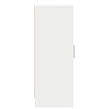 Shoe Cabinet White 32x35x92 cm Engineered Wood - Close-Up Angle