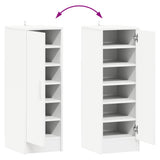 Shoe Cabinet White 32x35x92 cm Engineered Wood - Extra Image