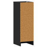Shoe Cabinet Black 32x35x92 cm Engineered Wood - Rear View