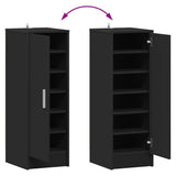 Shoe Cabinet Black 32x35x92 cm Engineered Wood