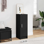 Shoe Cabinet Black 32x35x92 cm Engineered Wood