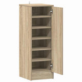 Shoe Cabinet Sonoma Oak 32x35x92 cm Engineered Wood - Top-Down View