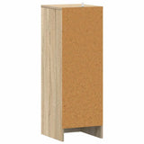 Shoe Cabinet Sonoma Oak 32x35x92 cm Engineered Wood - Rear View
