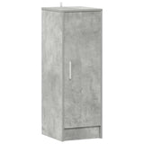 Shoe Cabinet Concrete Grey 32x35x92 cm Engineered Wood - Front View