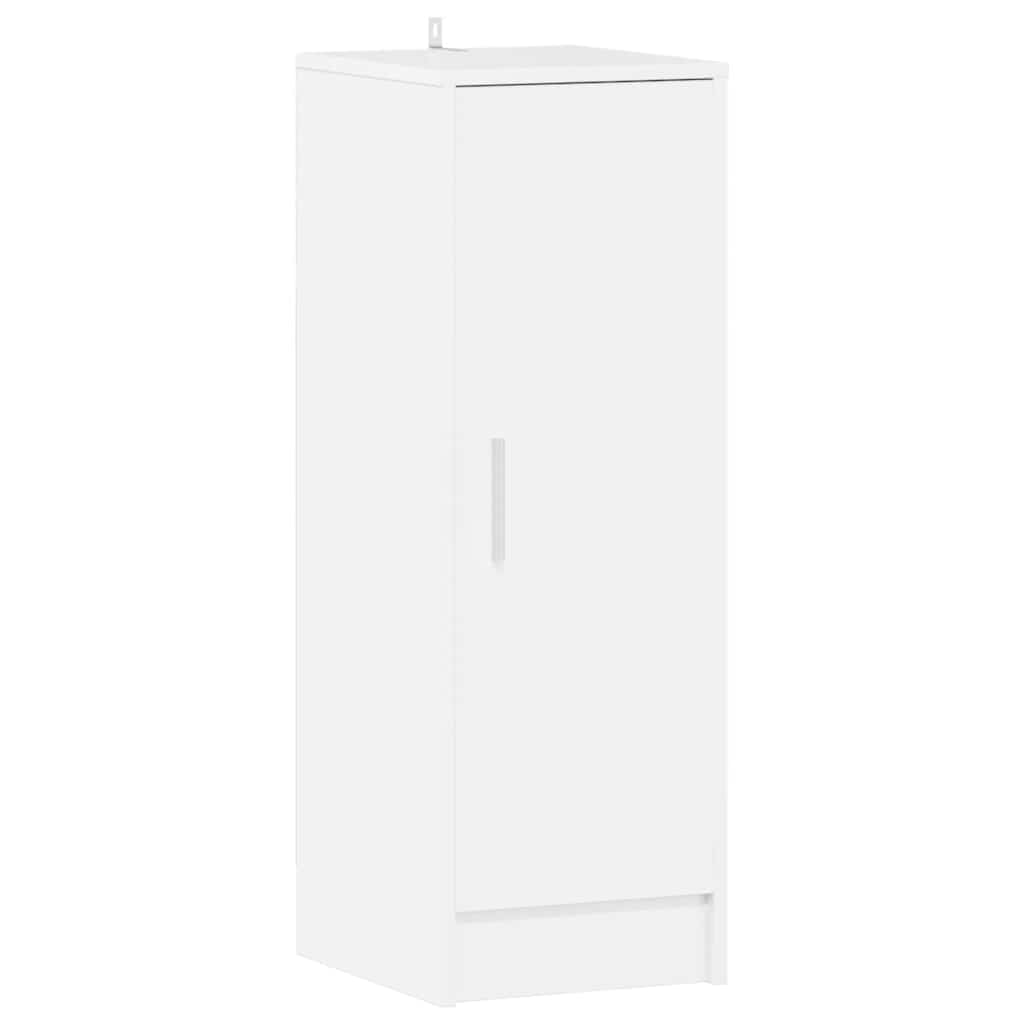 Shoe Cabinet High Gloss White 32x35x92 cm Engineered Wood