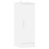 Shoe Cabinet High Gloss White 32x35x92 cm Engineered Wood