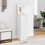 Shoe Cabinet High Gloss White 32x35x92 cm Engineered Wood